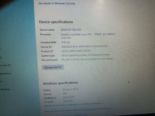 HP Elitebook 8530p | 1TB HDD | 4GB RAM | 15.4 inch | Core 2 Duo 2.40GHz